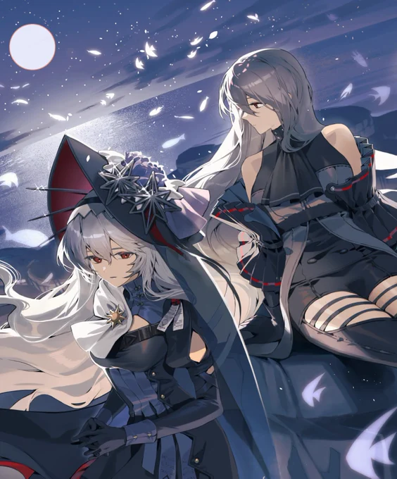 アークナイツ5周年記念画集にて一枚寄稿させていただきました〜!何卒! #アークナイツ #Arknights #명일방주 