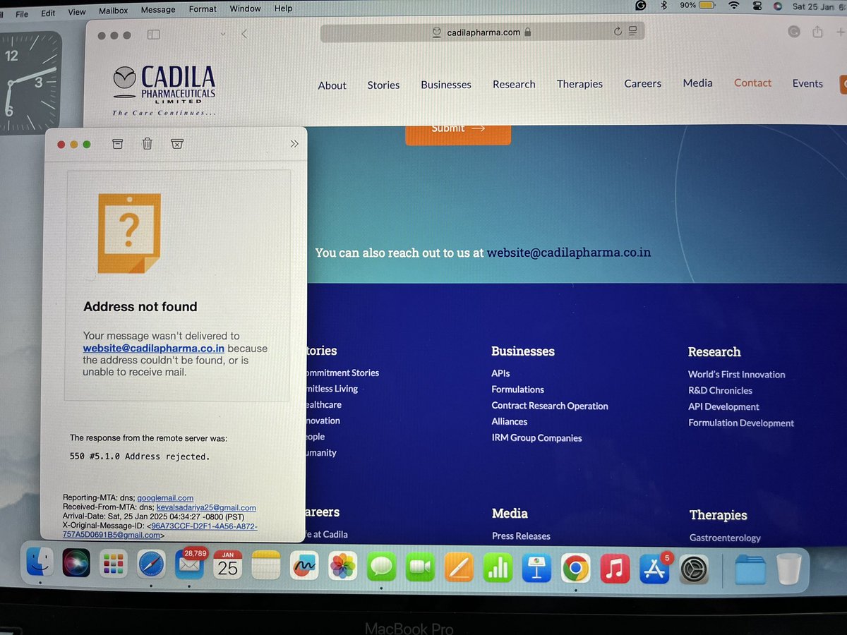 SadariyaKeval's tweet photo. Dear @Cadila_Pharma kindly provide email Id for market complaint as email provide on your website is not working. https://t.co/QsjF98w9iO