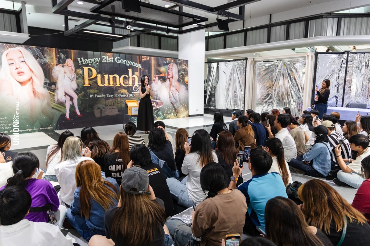 coeventspace's tweet photo. @ippunnchyou PUNCH TASTY BD PROJECT 2025 เติมรักให้ครบรส ฟอร์อาย จัดใหญ่ให้ที่ยูเนี่ยน มอลล์ มาเก็บโปรเจกต์กันน้า🥤🍑

ความน่ารักมีอีก https://t.co/u6gW74AiPo

🗓24 - 25 JAN 25
📍UNION MALL G FL., UNION CO-EVENT SPACE ZONE B
#PunchyTastyBD
#Punch4EVE
#UNIONMALL #UNIONCOEVENTMALL https://t.co/rmq1TpW8h6