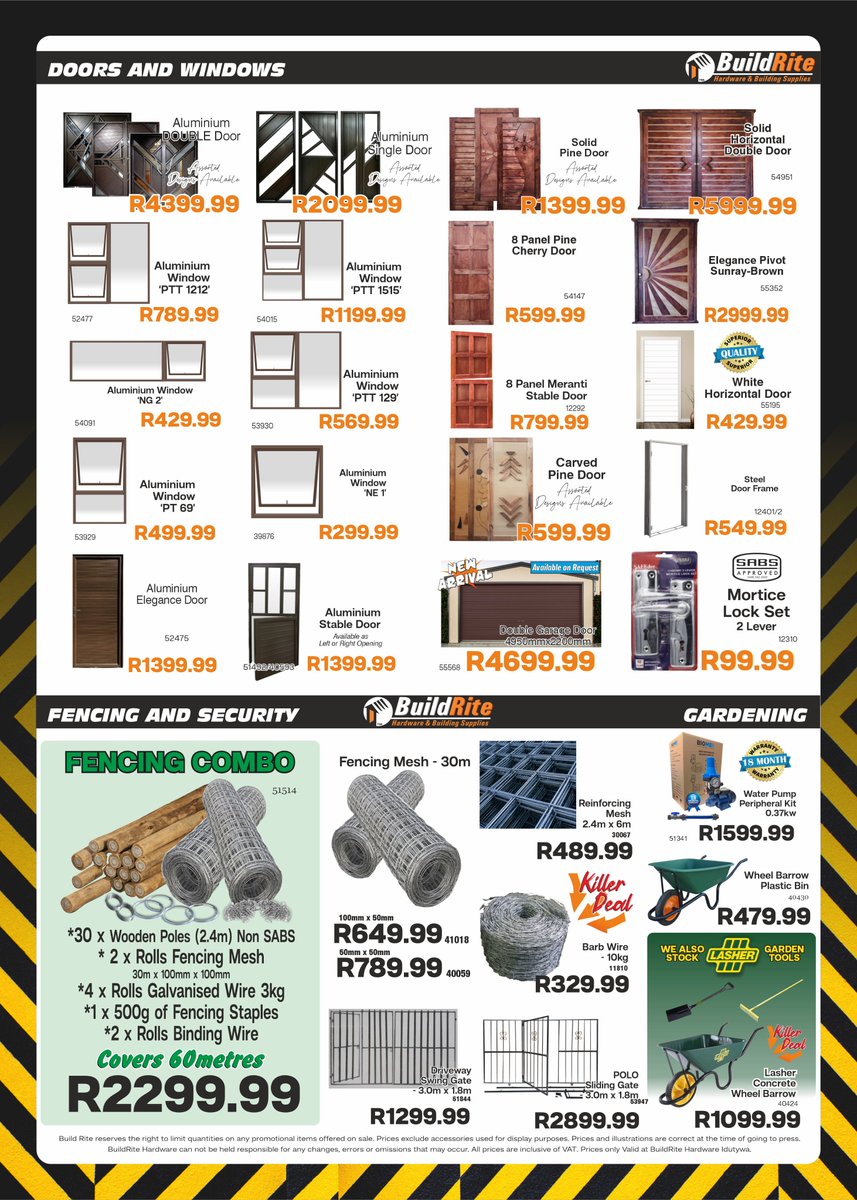 BuildriteH's tweet photo. Build Rite Hardware Back to Site Sale is now on at Idutywa... Are you ready for these Crazy prices and many more Amazing deals!!!😁

#BuildRite #buildriteh #buildritehardware #Idutywa #Dutywa #mbashe #easterncape #047 https://t.co/DUiw7NuG8I