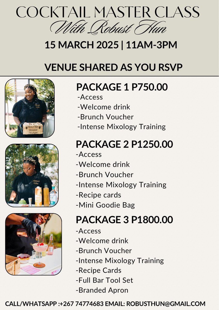 The first of its kind is finally here…A masterclass of key note that you definitely don’t want to miss.

Here is the flyer,and choose your desired package.