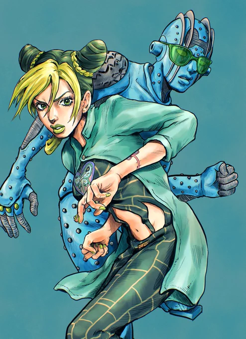 ①空条徐倫『ストーン・フリー』 #徐倫 #Jolyne #jjbafanart