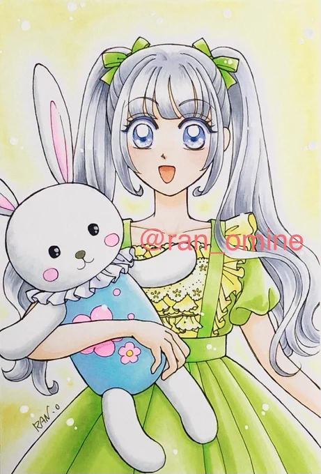 お疲れさまです キラキラ綺麗な色使いが魅力のイラストを描かれる、らあさんよりバトンをいただきました!最近はコピックでアナログイラストを描いていますアンカーで失礼いたします 