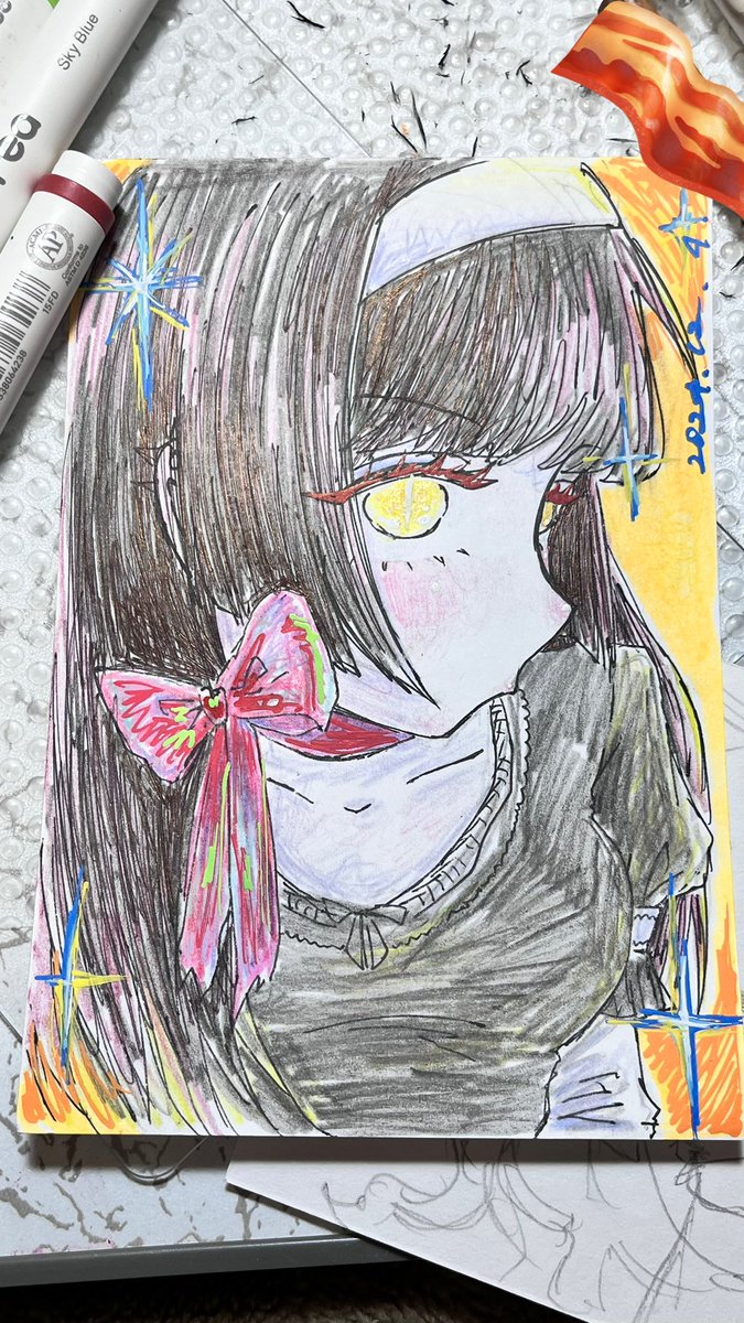 yuzkk_77's tweet photo. 🎀2024.12/4🎀

　　🐈‍⬛🐾

#acrea 
#イラスト https://t.co/dobjUtXW8L