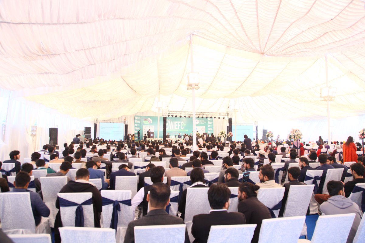 OfficialMUL's tweet photo. A powerful keynote speech by Prof. Dr. Hussain Mohi-ud-Din Qadri, Professor of Economics & Deputy Chairman, Board of Governors, Minhaj University Lahore, at the 8th WIEFC 2025.
His visionary insights into economics and education left the audience inspired and motivated for a brighter future.
#WIEFC2025 @DrHussainQadri #MinhajUniversity #EconomicLeadership