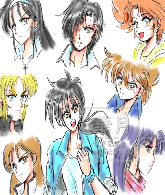 #オリキャラは性癖の見本市
ヴァリスやダーティペアが好きな割にオリキャラ(衣装)には反映されてないですね (笑) 