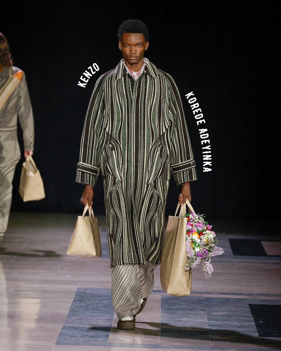JabariModels's tweet photo. First Season | Show Close 

Korede Adeyinka closes  for @kenzo FW 25 at Paris Fashion Week 

#KoredeAdeyinka #Kenzo #BraveByJabari #JabariModels https://t.co/y2LUek9S9Z