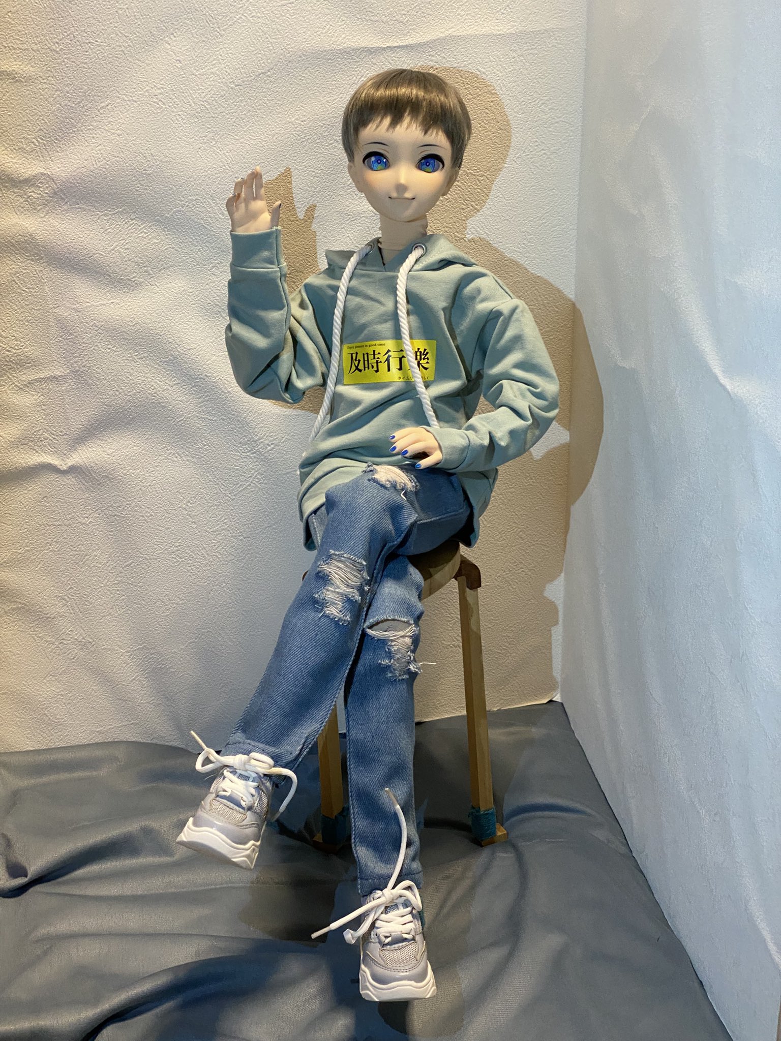 モンキーママ　小さめ頭さんとお子様限定価格！本格仕様のリアルスキンウイッグ 六分の一男子図鑑 B2312 エイト - PetWORKs Store