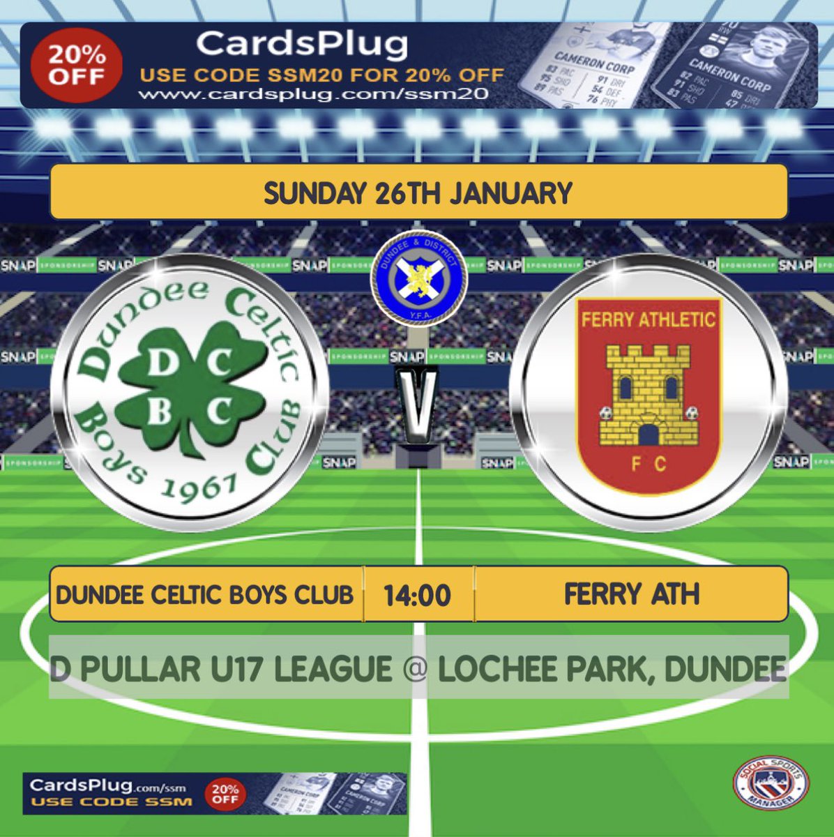 The lads continue their run of league fixtures tomorrow, with another tricky away match at Celtic 🟡🔵