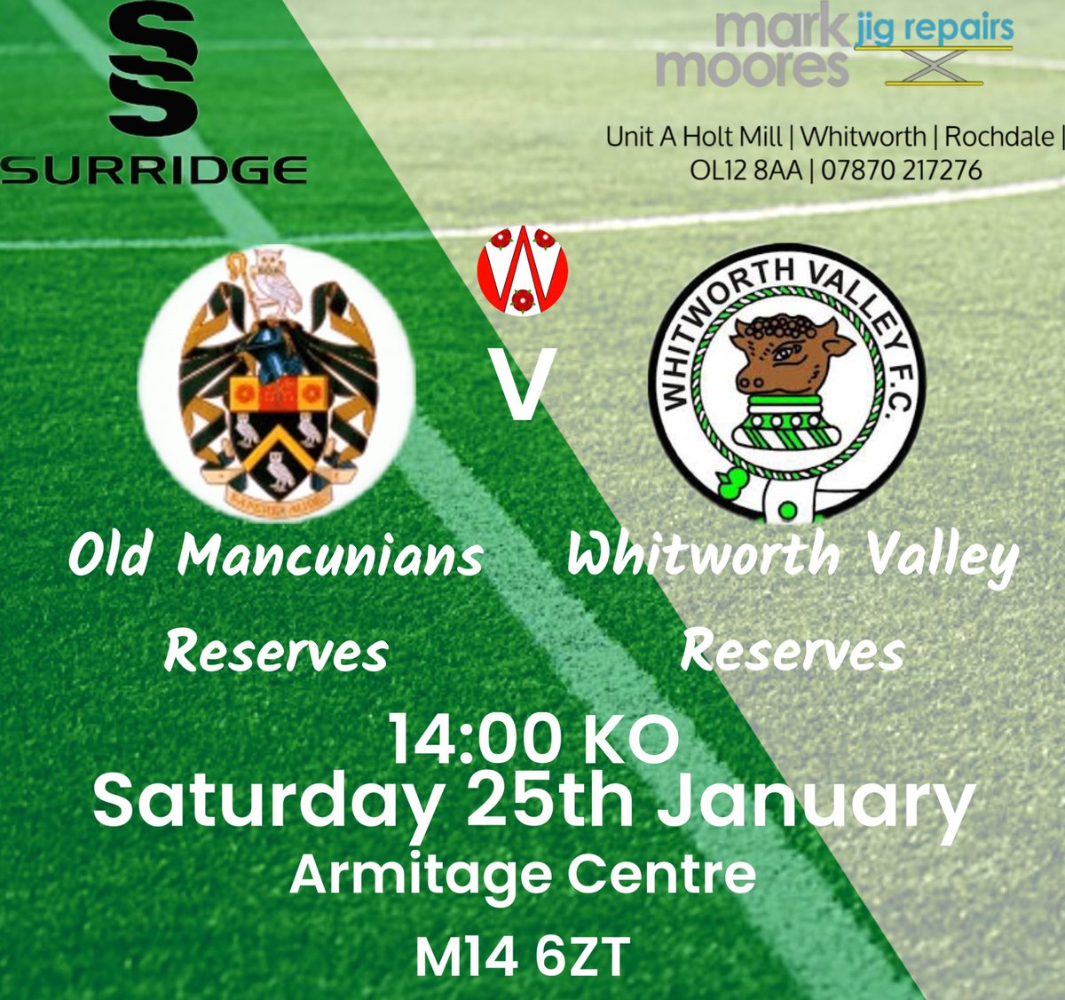 The reserves go again this weekend looking to finally get those 3 points and to do that they will have to beat <a href="/OldMancsAFC/">Old Mancunians AFC</a> reserves 

Good luck lads UTV 🟢⚪️⚽️