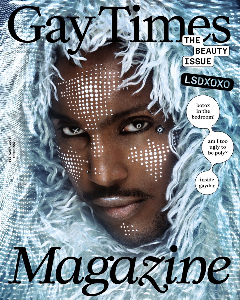 0ldenburgdavid's tweet photo. My first photoshoot of the year is a cover(!!!) Had the honour of photographing LSDXOXO for GayTimes https://t.co/1qs9h2zzkw