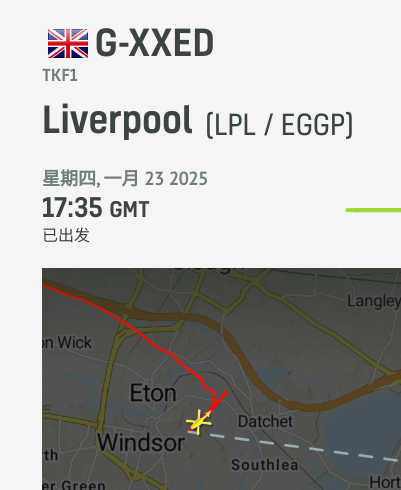 🤔 🚁 
'Prince' William Windsor went to Liverpool by train.  
But -  
The royal helicopter also went to Liverpool. 
Its next stop was Windsor. 
And it landed next to William's home. 
Hmm!