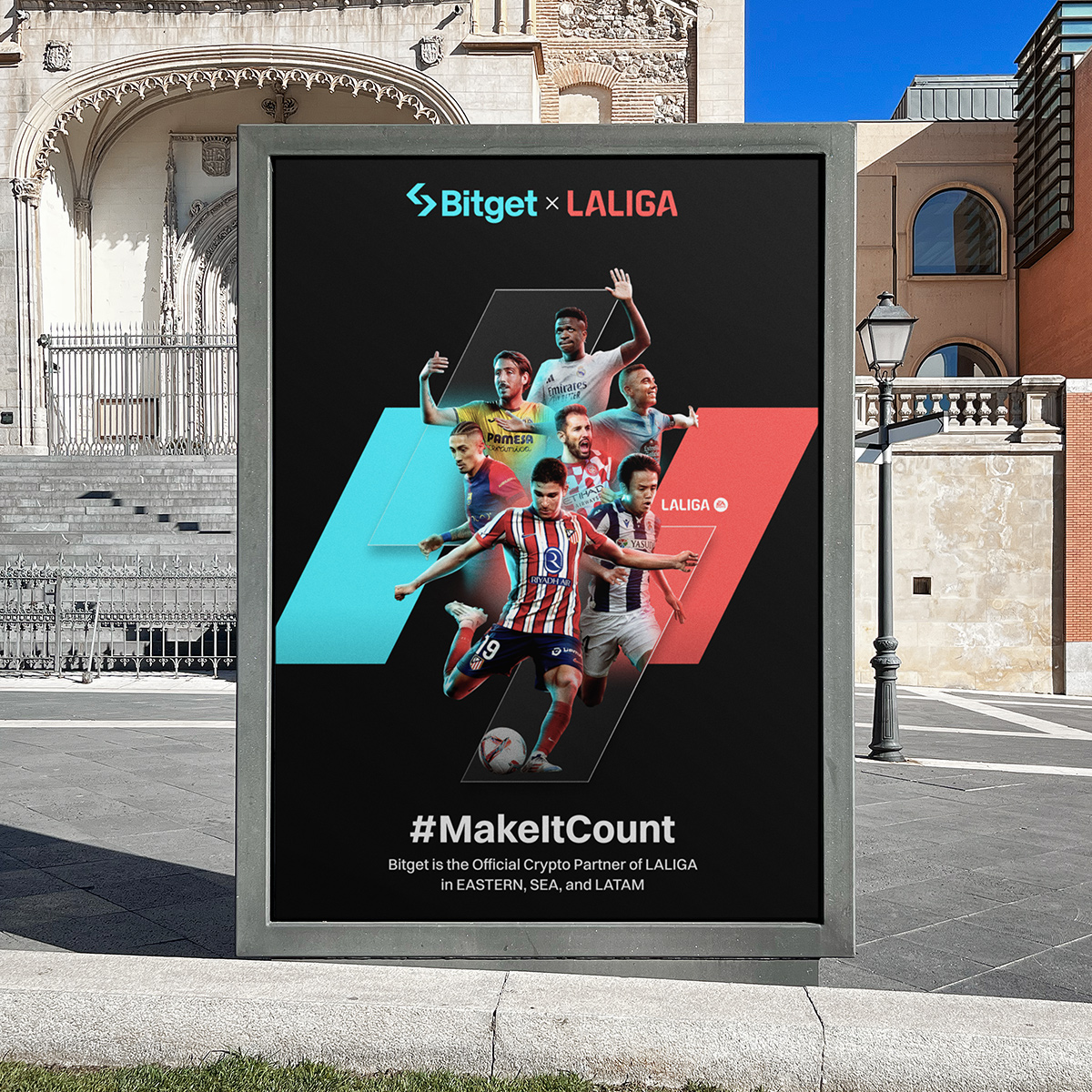 Every brick tells a story. Every step counts. 

#BitgetxLALIGA #MakeItCount