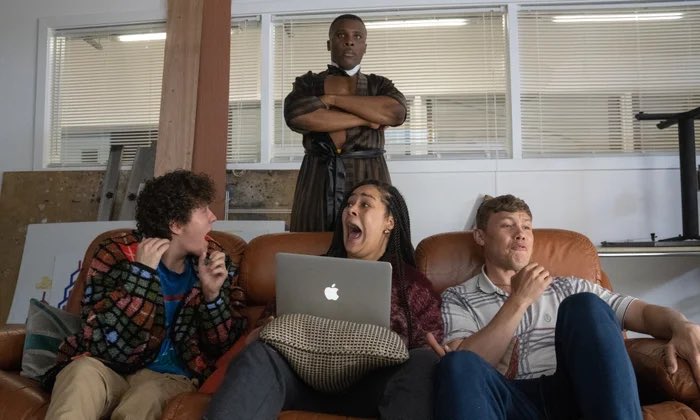 ValhallaPrimus's tweet photo. #disneyplus #hulu #channelfour 
#bigboys 

“the joy of loving someone new,  felt bigger than the pain of missing someone gone.”

i’ve laughed so hard and cried so deeply watching 2 magnificent seasons. my heart is full ❤️🌈

thank you #jackrooke https://t.co/bsWH4oFEj0