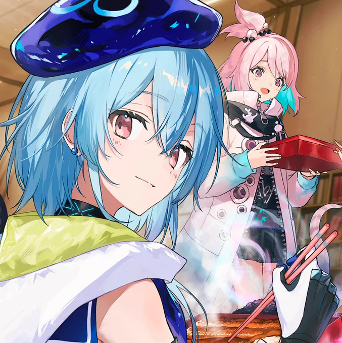 アークナイツ5周年記念画集に1枚寄稿させていただきました。5周年おめでとうございますアークナイツ  #Arknights  #명일방주 