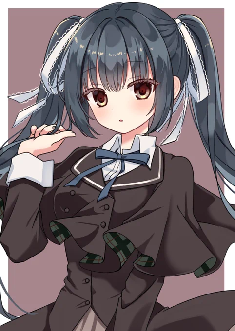 去年友達からリクエストをいただいて描いた本間心鈴ちゃんです 
