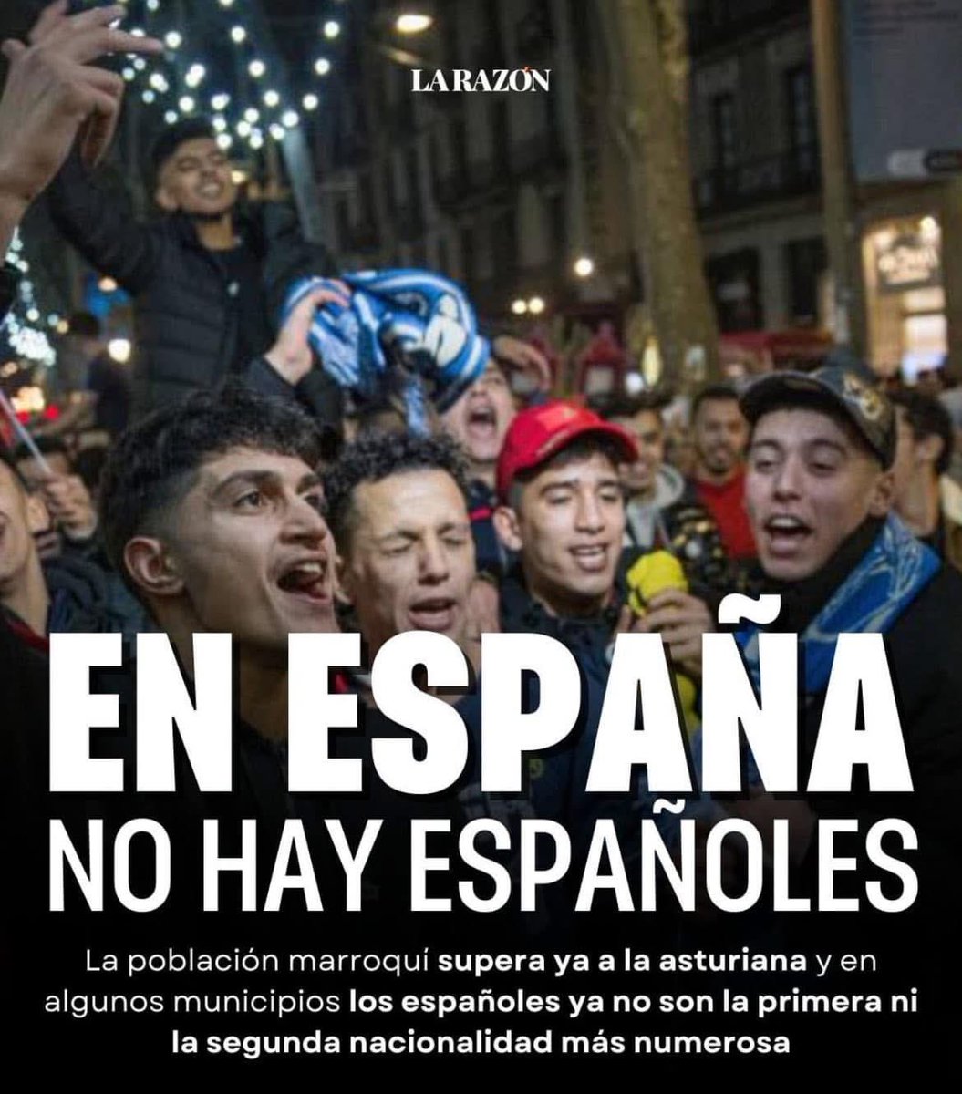 EgioVictor's tweet photo. ¡Nos invaden!
🇦🇷En Argentina no hay argentinos. La población española (482.176) supera ya a la de Catamarca (429.572).
🇫🇷En Francia no hay franceses. La población española (310.072) supera a la de Montpellier (307.101).
🇺🇸En Estados Unidos no hay estadounidenses. Los españoles (206.278) superan ya a la población de Montgomery (205.764), capital de Alabama.
¿Verdad que suena muy ridículo? Pues a esto se dedican ABC y La Razón. A hacer malabares con los números para fomentar el racismo y el bulo ultraderechista del sustitucionismo. La edad de oro del periodismo oiga