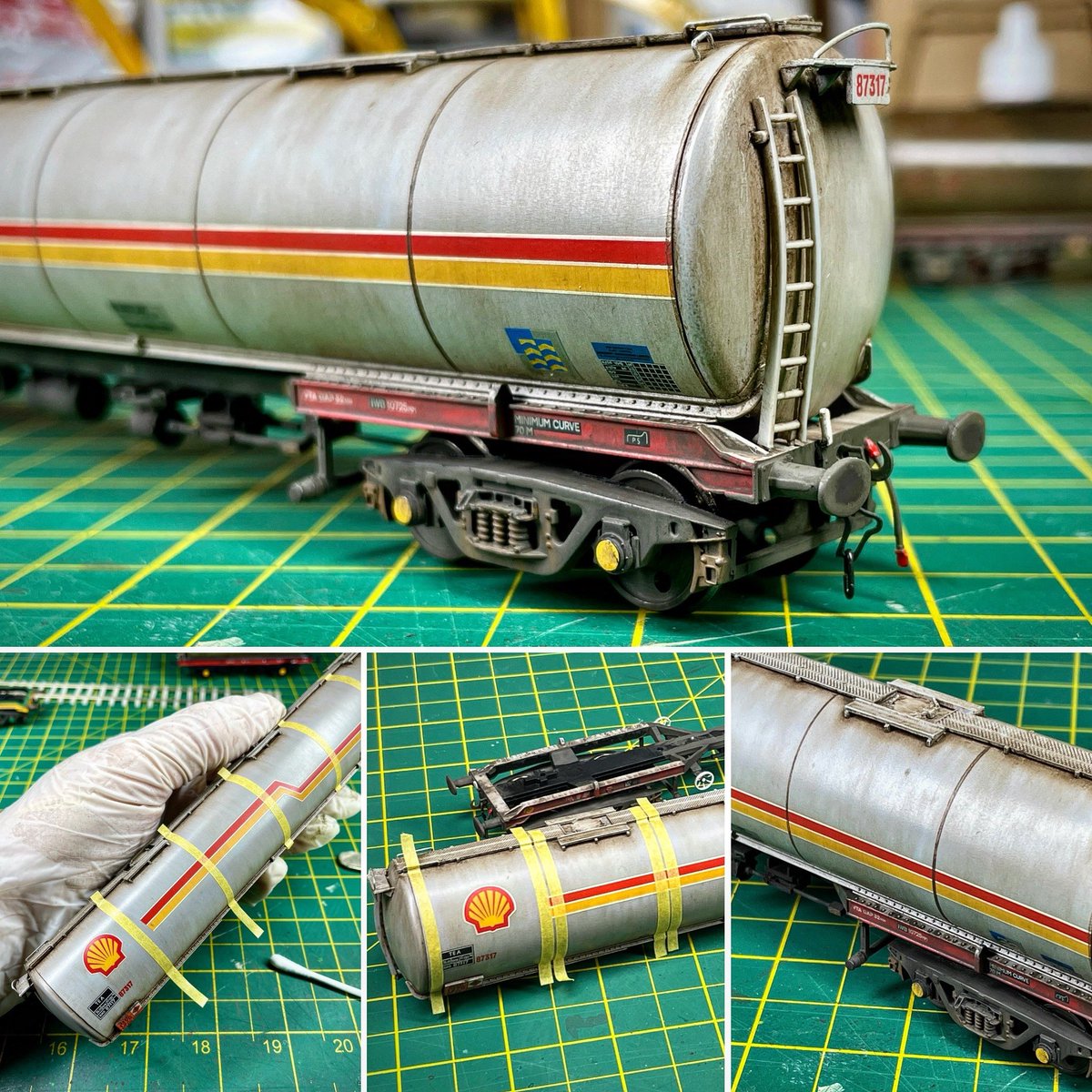 Playing catchup on some recent projects I forgot to put up - this short rake of <a href="/BachmannEurope/">Bachmann Europe</a> TEAs have been debranded, detailed and weathered - makes up a nice short rake #TMRGUK