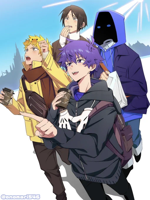 ナポリの男たちFA#蘭たんの絵 #すぎる展 #shu3no #hacchi 