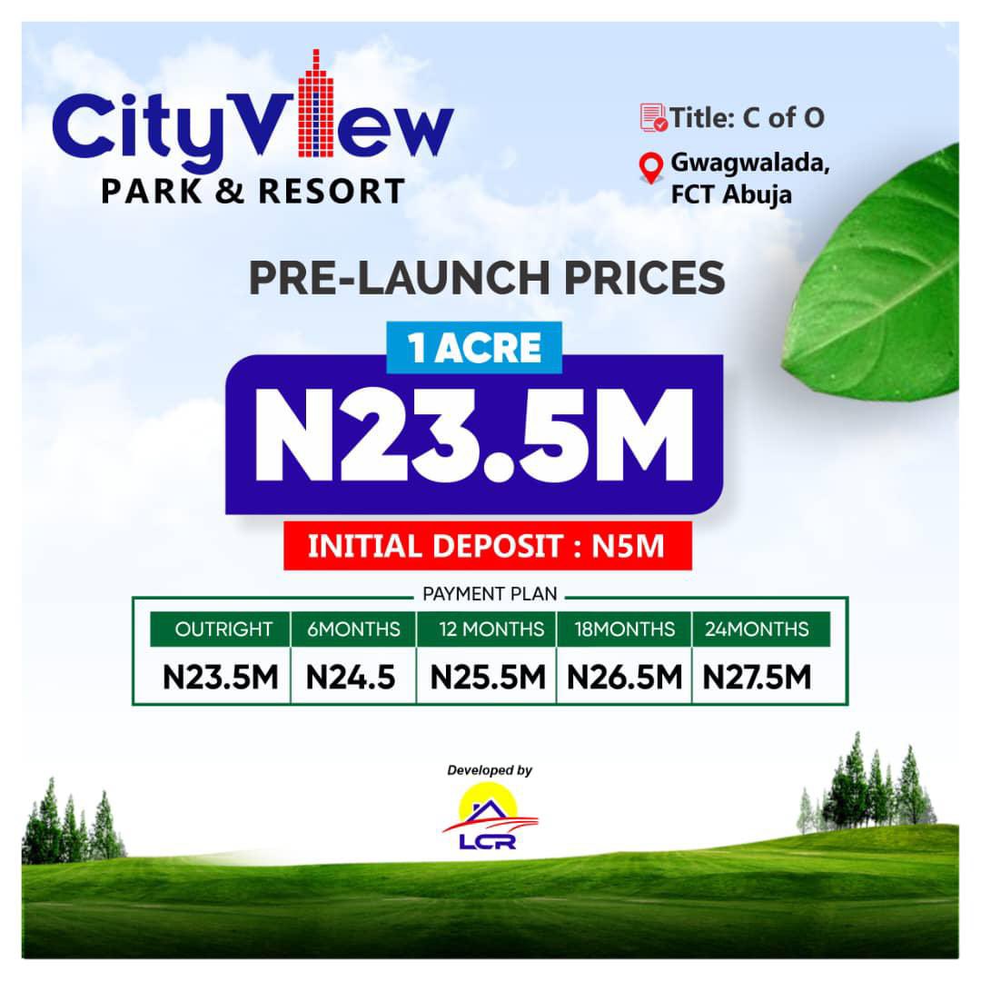 Perryniceveeki's tweet photo. “Own a Piece of Paradise at City View Park &amp; Resort, FCT Abuja! 🌟
✅ Spacious plots in a serene, upscale environment
✅ Perfect city view, ideal for living or investment
Act fast—limited plots available!

09166456293 https://t.co/yx3RLSxGvv