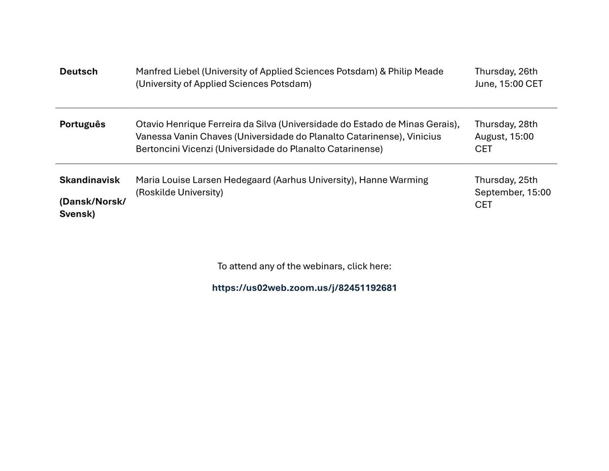 A multilingual webinar series - Feb. to Sept.:

"Confronting Adultcentrism: Childist &amp; Decolonial Interventions in Educational Philosophies &amp; Institutions."

To attend any of the webinars, click here: us02web.zoom.us/j/82451192681