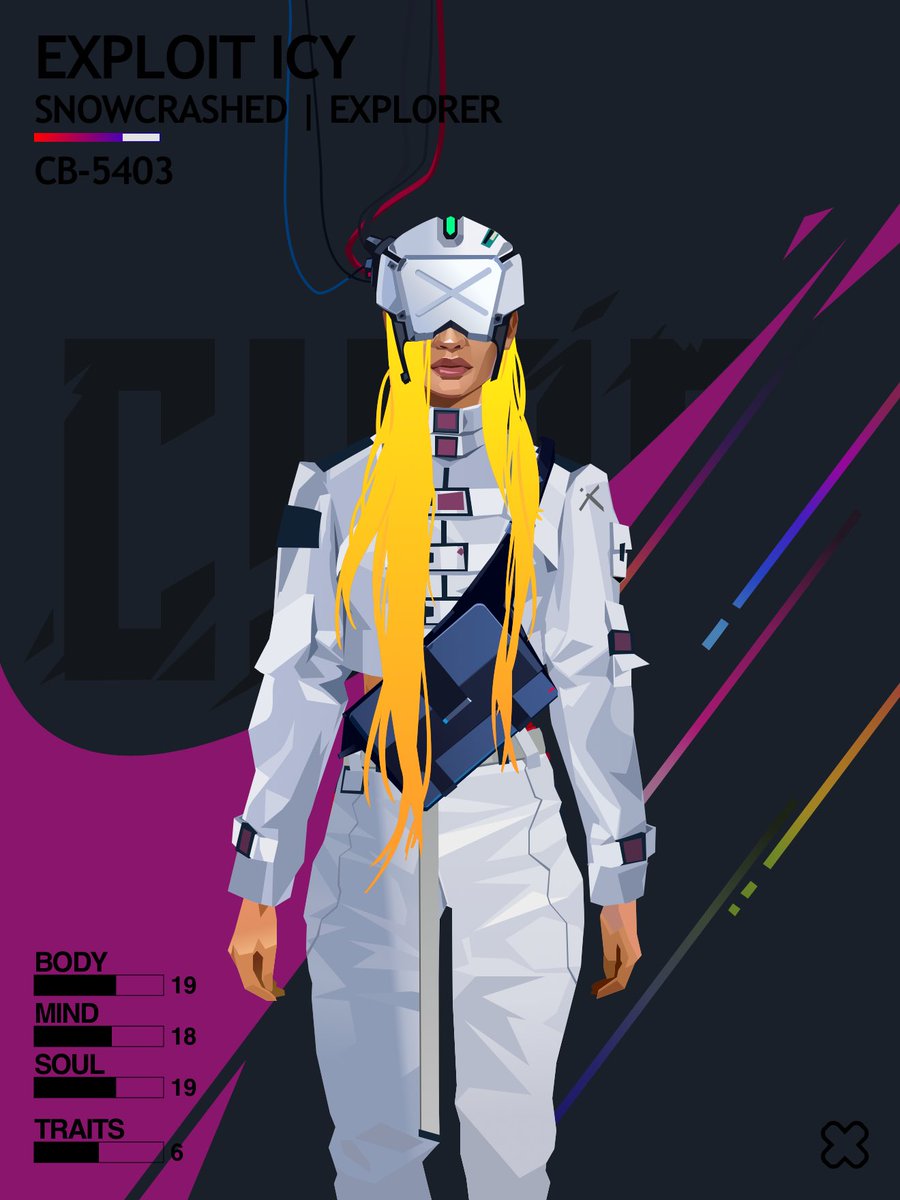 This one is something else!!

<a href="/CyberBrokers_/">CyberBrokers</a> Exploit Icy (CB#5403) in anime style is super 🔥🔥🔥 
<a href="/Veryexpensives/">Lazypabbit</a> enjoy 🙌🏻