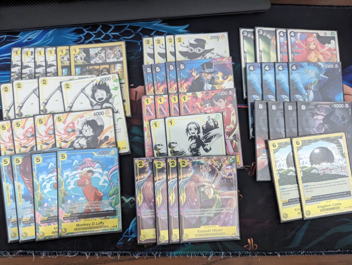 Nats Report - Top 64
🟥🟪 LUFFY ✅ 🎲☠️
⬛🟨 LUFFY ✅ 🎲☠️
⬛🟨 LUFFY ☠️🎲☠️
⬛🟨 LUFFY ✅🎲☠️
🟦 Doffy ✅ 🎲✅
🟦 Doffy ✅ 🎲✅
🟦 Doffy ✅ 🎲✅
⬛🟨 LUFFY ☠️🎲☠️
🟦 Doffy ✅ 🎲☠️
⬛🟨 LUFFY ☠️🎲☠️