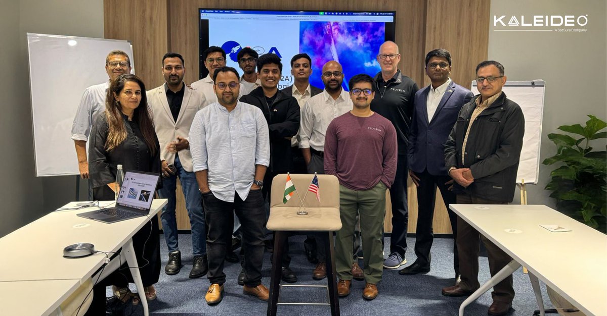 sat_sure's tweet photo. Thrilled to share that our sister concern KaleidEO been selected for the India-to-America (I2A) Launchpad, a program aligned with India-United States Defence Acceleration Ecosystem (INDUS X)! 🎉 

This is a significant milestone for us as we join a select group of Indian startups focused on dual-use technologies.

Through this program, we’ll gain mentoring from industry experts, access to the U.S. market, and opportunities with federal departments and aerospace companies. 

Excited for the journey ahead and the opportunities it will bring! 🚀

Read the story covered by Nivedita Bhattacharjee at Reuters https://t.co/cJzeNp4rh1
@FedTechStartups @INSPACeIND #spacetech #innovate #data #startups