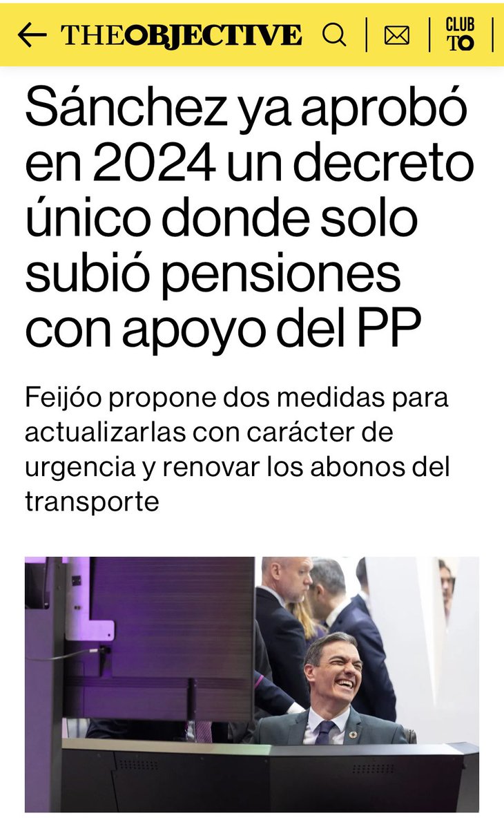 RicardoS2019's tweet photo. Ha intentado utilizar a nuestros pensionistas para colar subidas de impuestos y medidas de sus socios extremistas y lo han pillado con el carrito del helado.
Y su soberbia no le deja rectificar y hacer lo lógico: un decreto único con las medidas sociales.
Es un lastre para España https://t.co/4RRqkOaiLA