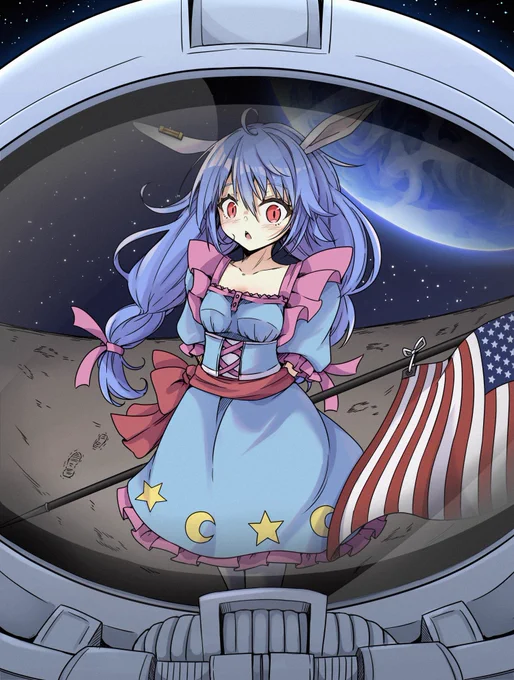 月の表の清蘭ちゃん 