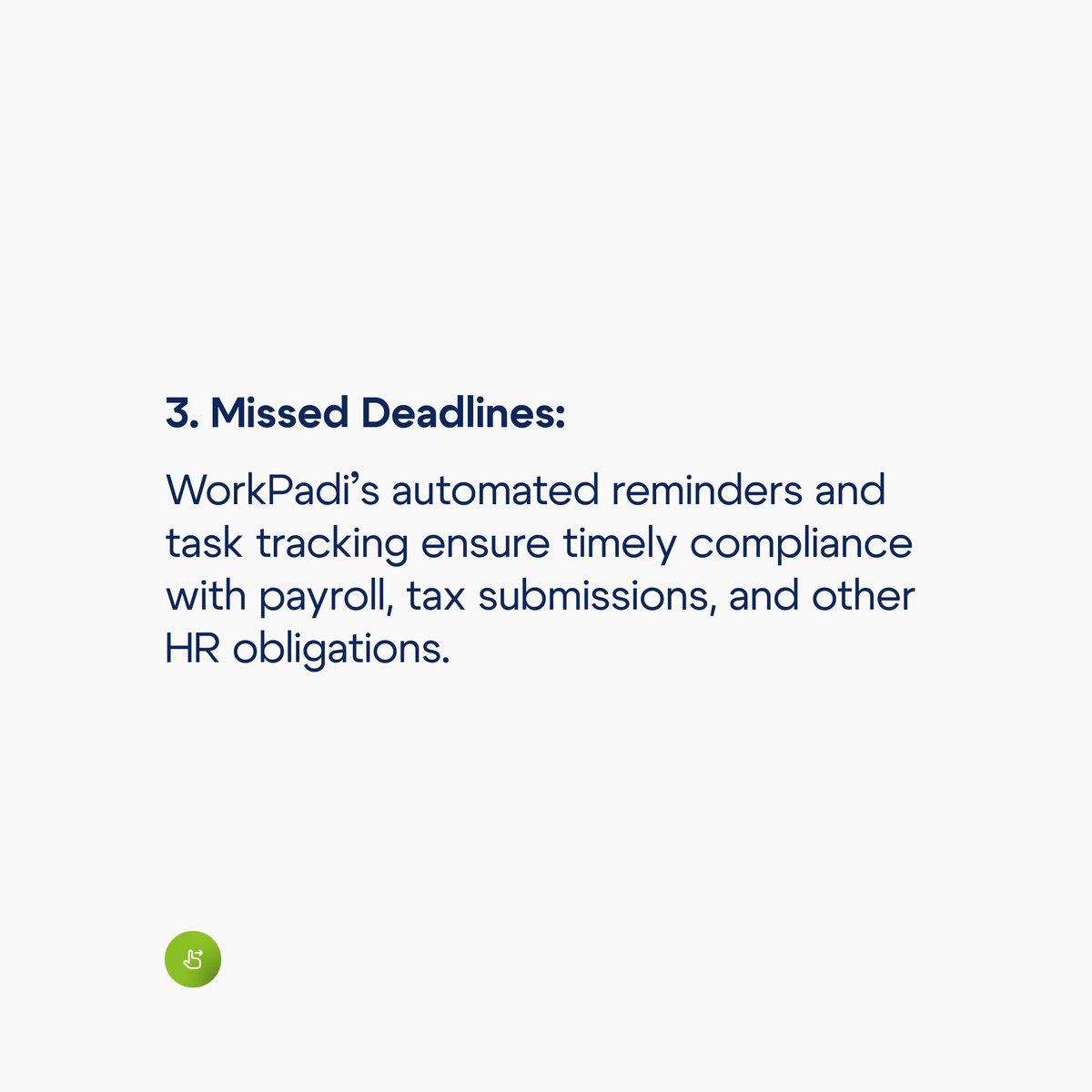 Teamworkpadi's tweet photo. Constantly missing deadlines? ⏰ This can lead to lost opportunities & a damaged reputation. WorkPadi's task management features help you assign tasks, set deadlines, and track progress, ensuring projects stay on track! #deadlines #efficiency #business #WorkPadi https://t.co/cEcKaXwOTG