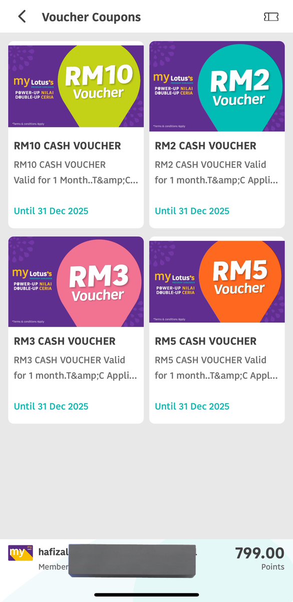 FezalMohd's tweet photo. @surayaror Lotus pun kadang best jugak collect point boleh redeem voucher dia. https://t.co/GMtRaB9NTl