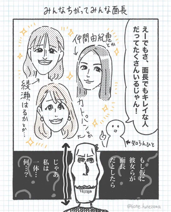 真の面長 #有名人 #顔 #再掲 