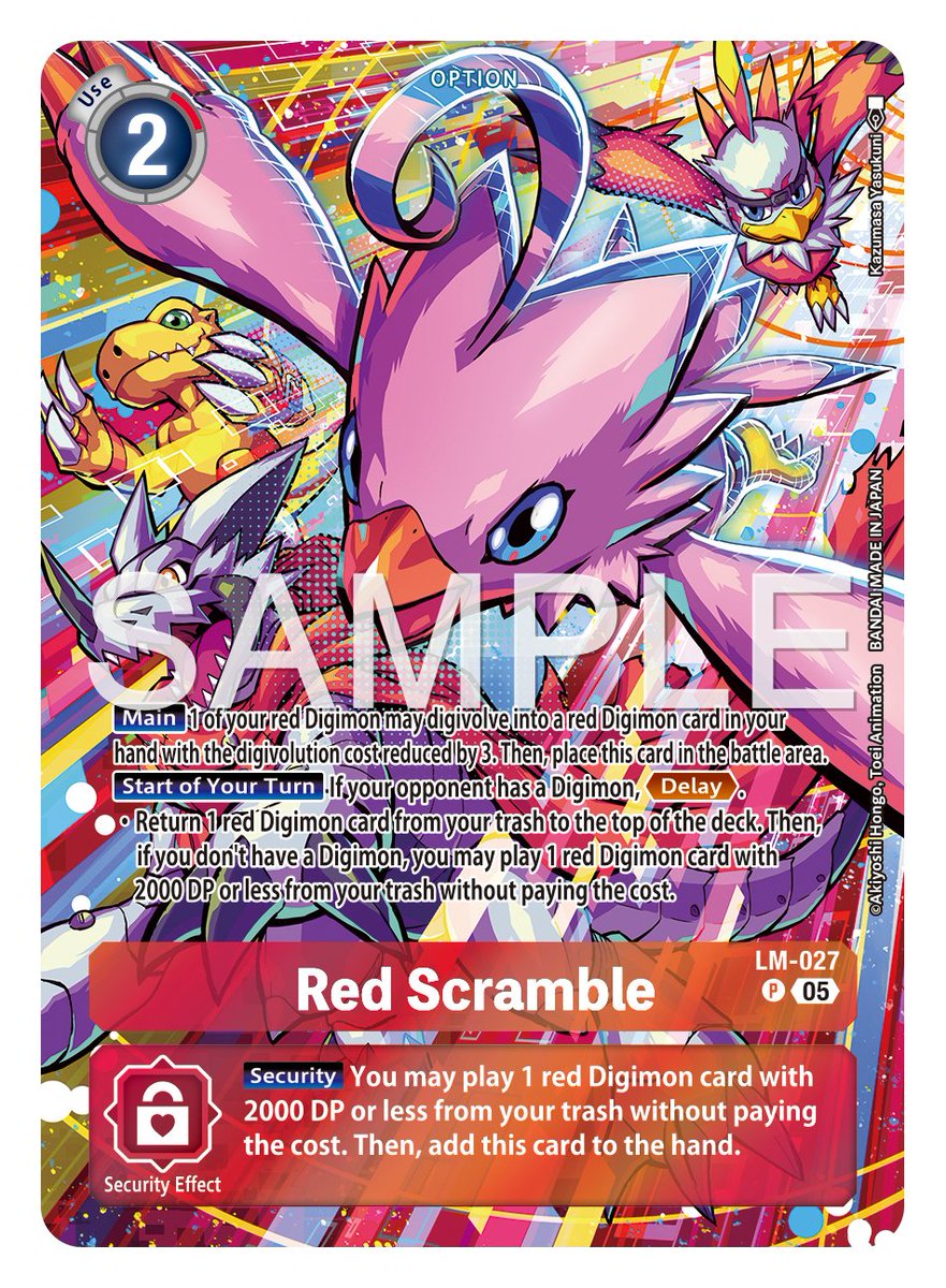 digimon_tcg_EN's tweet photo. [Card Reveals]

Hello Digimon Tamers!
Today's cards are the alt-arts [LM-027 Red Scramble] &amp; [LM-028 Blue Scramble]!

STARTER DECK HERO OF HOPE [ST-21]
In Stores April 2025!
https://t.co/GdbbuTug5a

#DigimonCardGame
#DigimonTCG
#Digimon https://t.co/Hylv6gaRXd