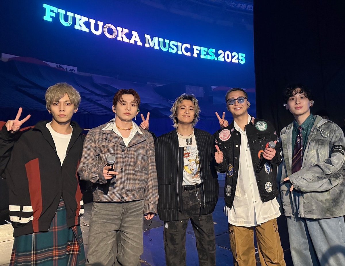 Da_iCE_STAFF's tweet image. 「FUKUOKA MUSIC FES.2025」
2025.01.25 at LEFT STAGE

ありがとうございました！

&amp;lt;setlist&amp;gt;
1. TAKE IT BACK
2. BACK TO BACK
3. #FUNTASISTA
4. Clap and Clap
5. I wonder
6. オレンジユース
7. スターマイン

▼New Single #FUNKEYS
Da-iCE.lnk.to/FUNKEYS

▼ARENA TOUR 2025 #EntranCE…