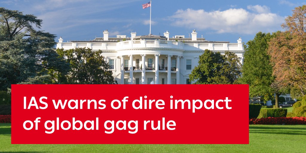 iasociety's tweet photo. 📣 The IAS warns that the reinstatement of the “global gag rule” will have dire consequences for the #HIV response, particularly in low- and middle-income countries.    

Read the full IAS statement now and join our call for policies that heed science: https://t.co/LcSNlckIkF https://t.co/jS1T2D7wCN