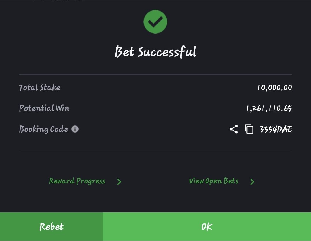 Theobest0's tweet photo. 3554DAE
Stake what you can afford to lose. Every winning counts https://t.co/KVp0YZhRUt