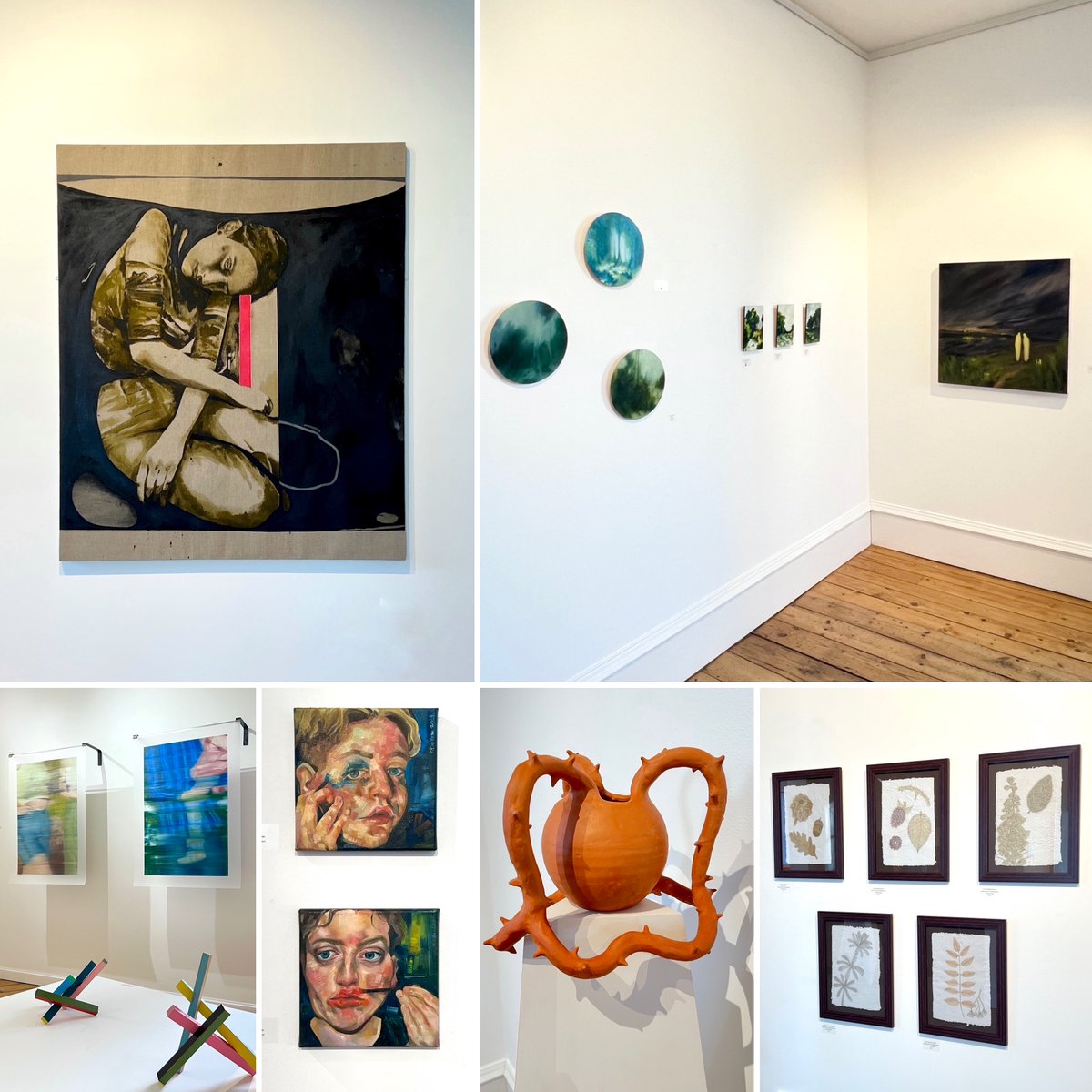Tathagallery's tweet photo. The wide range of styles and media represented in our Graduates Show this year is testament to the vitality &amp; diversity of the artistic talent currently coming out of Scottish art colleges
Pop in for a visit or head over to our website for images &amp; info for all works in the show https://t.co/bZvpg3ABI7