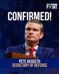 Flowerchylde73's tweet photo. @PeteHegseth Congrats! https://t.co/mNZCR5ftk3