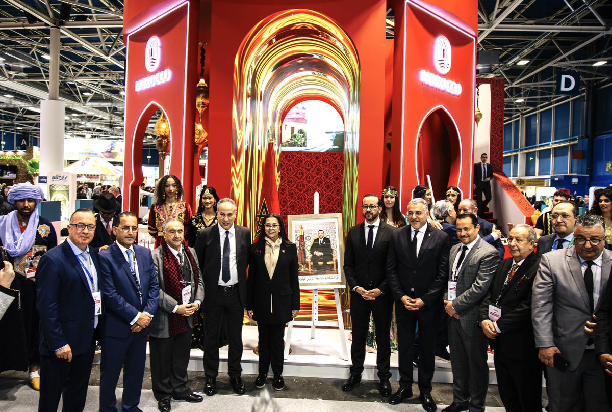 ABOURICHA's tweet photo. La Région Marrakech-Safi participe par une forte délégation l’édition 2025 du Salon FITUR (Foire Internationale du Tourisme) Madrid,du 22 au 26 janvier 2025. (5 jours dont 3 jours professionnels 2 jour publics) Conduite par le Président du Conseil de la Région Marrakech-Safi, https://t.co/fqeTK1jqs4