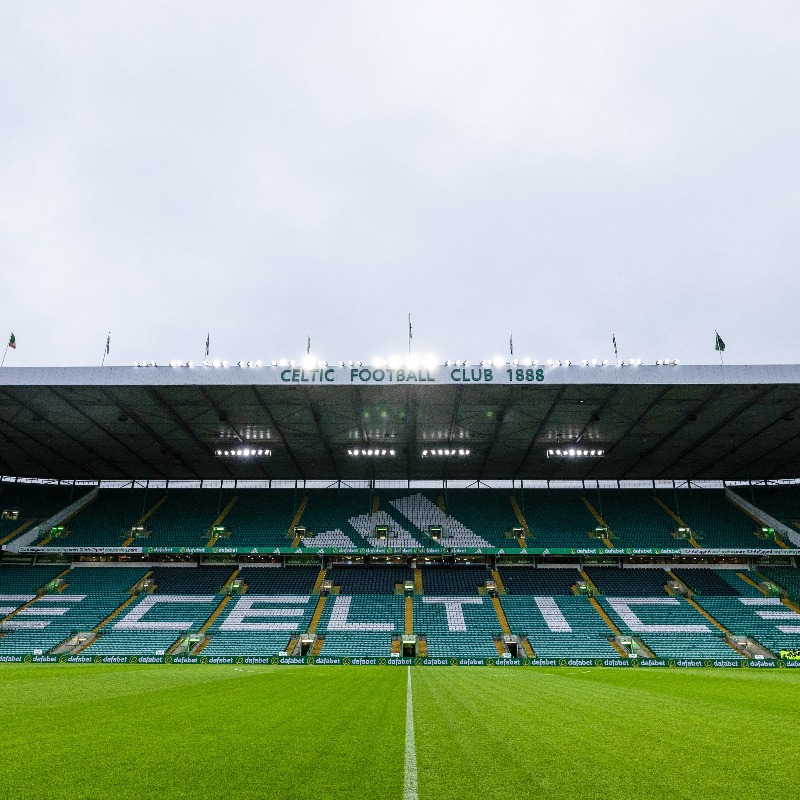 ScotlandSky's tweet photo. 🚨 BREAKING: Celtic's Scottish Premiership match against Dundee is OFF after storm damage at Celtic Park.