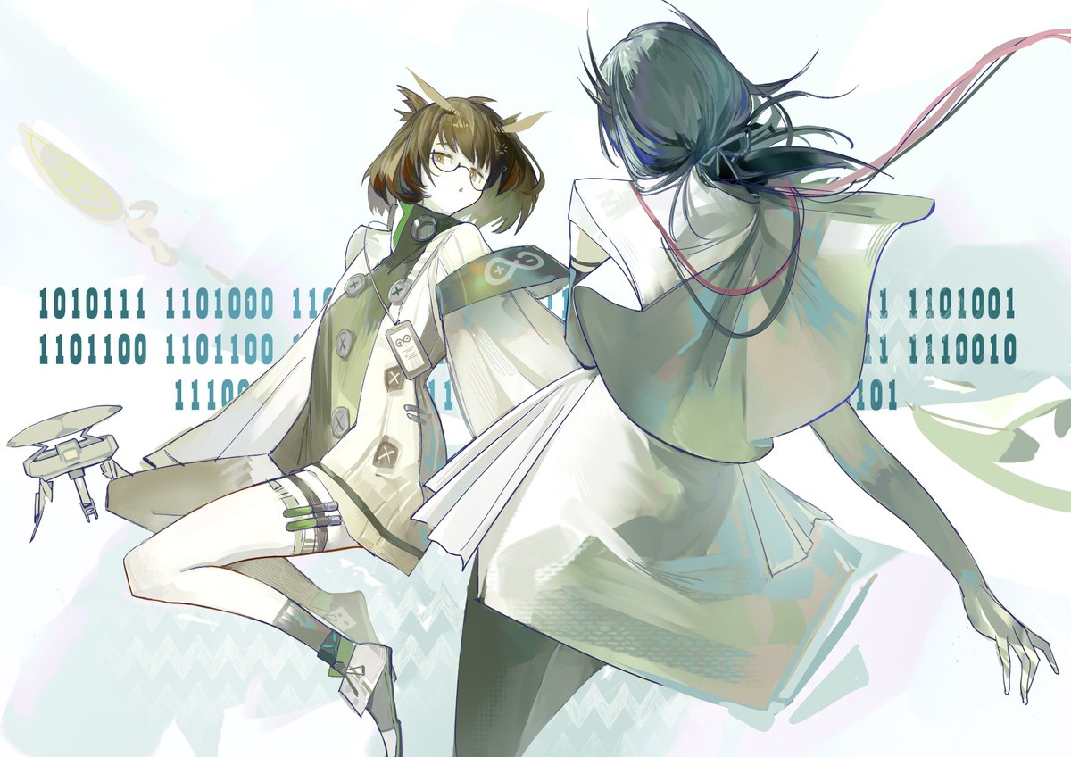Minton1senci's tweet image. 小鸟们
#アークナイツ #Arknights 
#ArknightsFanArt #Silence
#Cantabile
