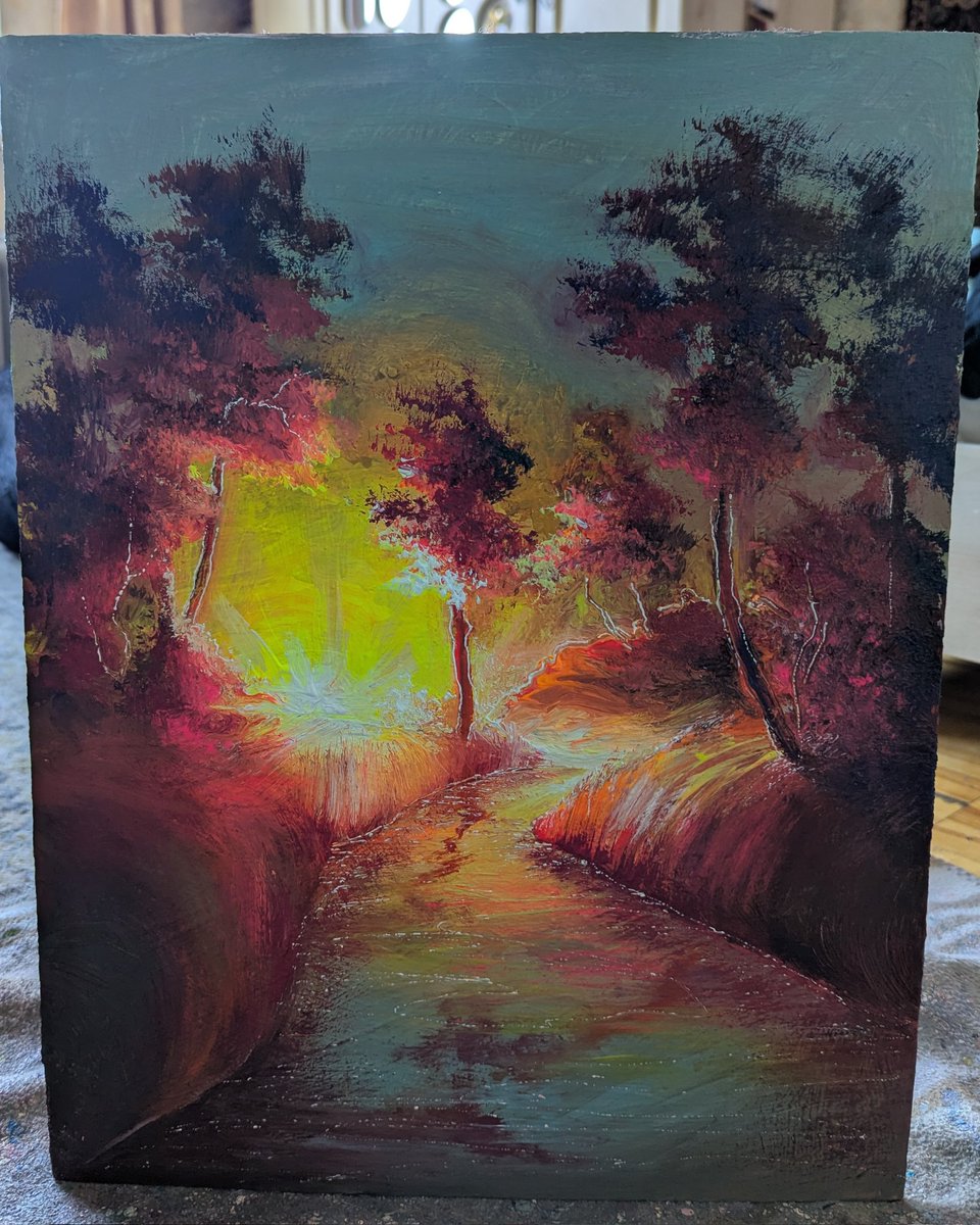 iviira9's tweet photo. #landscape #landscapelovers #painting #paintingart  #nature #naturelovers #acrylicpainting #art #artgallery #artoftheday #sun #sunset #instagram #photography #photooftheday #trees #iviira9 #beautiful  #paintingoftheday #acrylicpainting https://t.co/l7M4agb1is