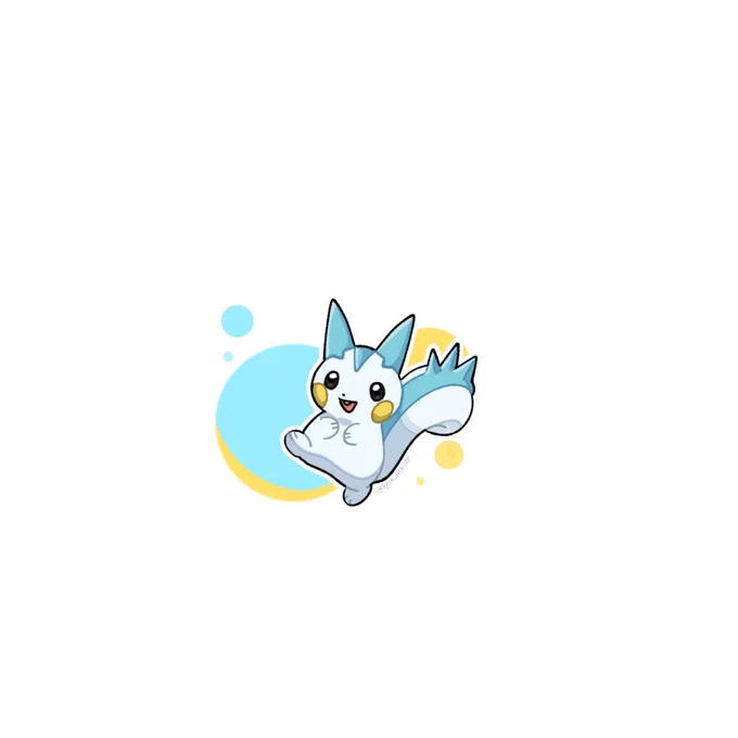 今日はありがとうございました!お気持ち程度ですがパチリスお好きとのことなので描かせていただきました