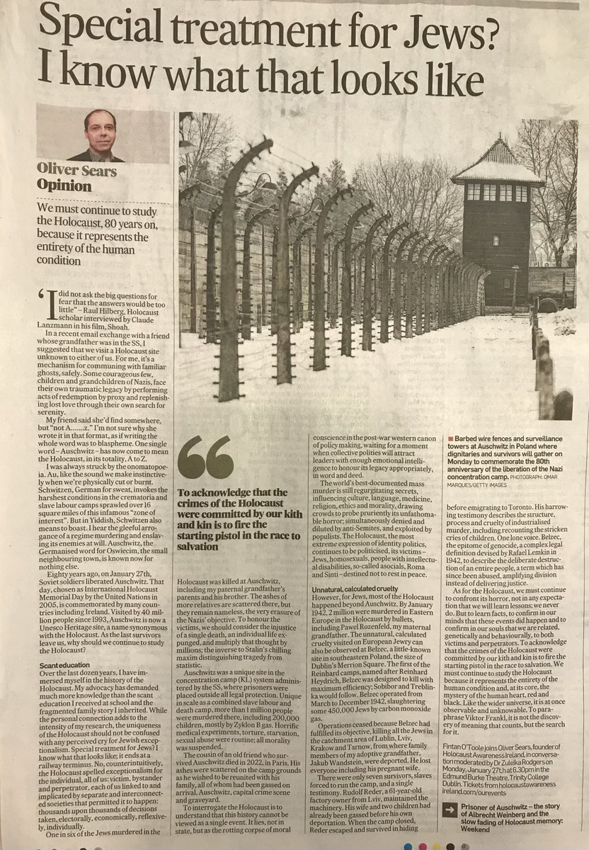 Holocaust Awareness Ireland tweet media