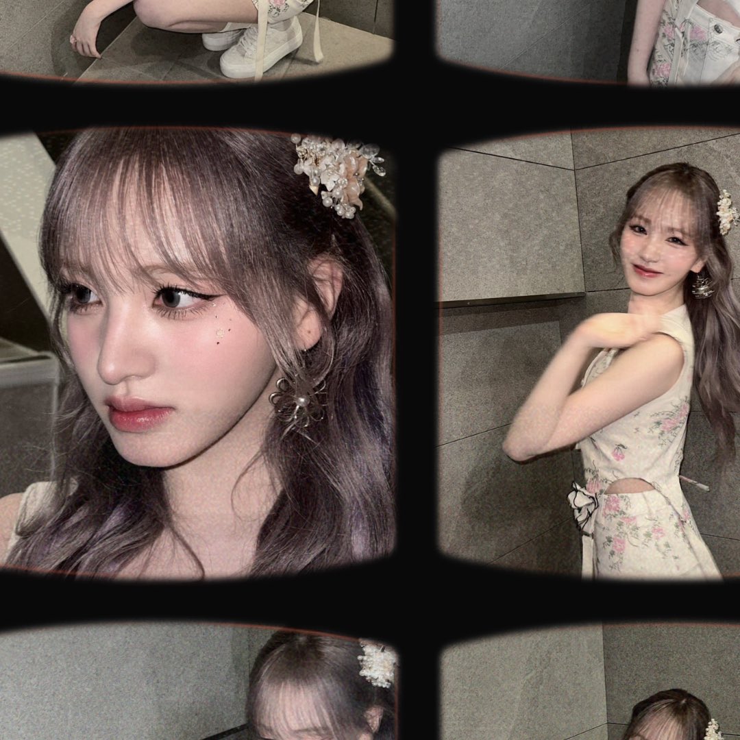mkimliz's tweet photo. A delicate bloom in a corner of light, I feel like spring kissed by moonlight. ❀₊˚ Wearing flowers that whisper secrets to the wind, each glance carries soft poetry. My lavender locks, adorned with jeweled blossoms, flow like petals caught in a gentle breeze. ✿ https://t.co/geuovYl2Xp