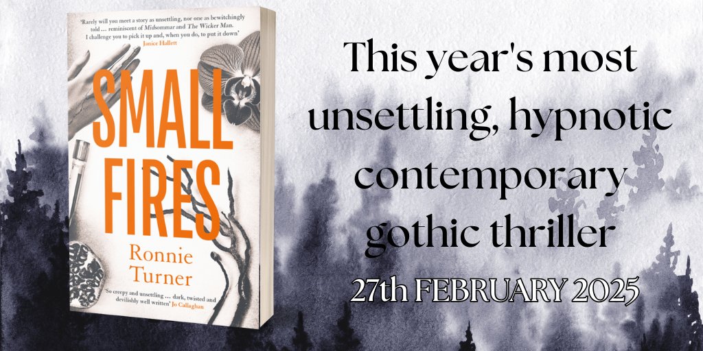 🔥"Bitterness runs through this land like poison in blood..."🔥 

#Midsommar meets #MidnightMass in this contemporary #Gothic #FolkHorror. 

🔥 #SmallFires, burning from 27th February 2025 🔥 

Available to pre-order: bit.ly/3E8Wxfm 

#Horror #Folklore #BookTwitter