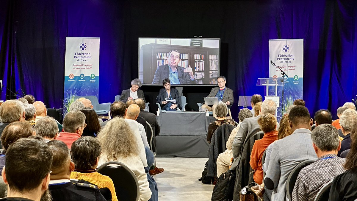 Les protestants français en mutation
Jérome Fourquet <a href="/IfopOpinion/">Ifop Opinion</a> commente ds 1 vidéo le résultat d’un sondage réalisé par son institut sur le #protestantisme avant que plusieurs experts n’en discutent (Claude Dargent, Olivier Abel et Valentine Zuber)
#ActeursFédératifs <a href="/FPFCom/">Fédération protestante de France (FPF)</a>