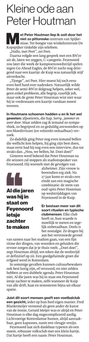 sjoerdmossou's tweet photo. Een kleine ode aan Peter Houtman. https://t.co/2pFe9W2RhU