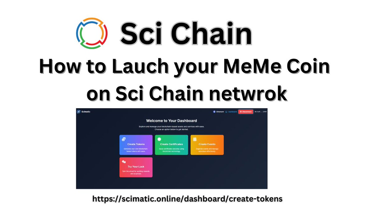 SciHybrid's tweet photo. https://t.co/jpxQeu6mun #Token #createyour own token on #SciChain #netwrok https://t.co/bQ8u4W02zV